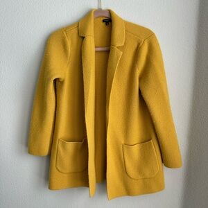 Talbots Petite Mustard Knit Sweater